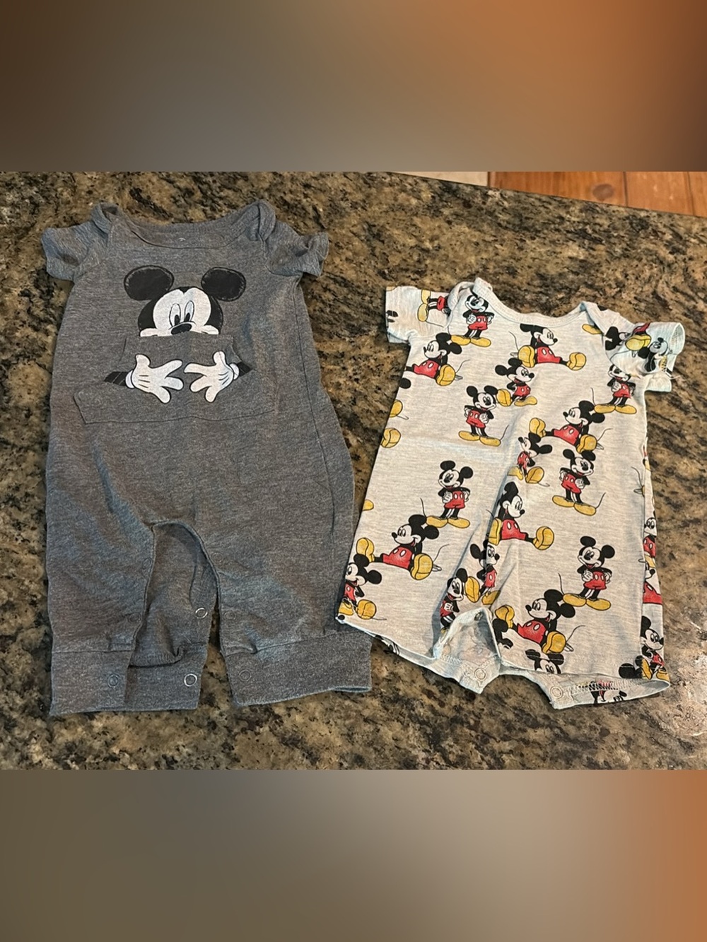 Disney Mickey Mouse print onesie 3/6 months